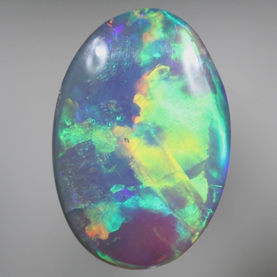 SOLID SEMI BLACK OPAL Crispy bright Flame pattern